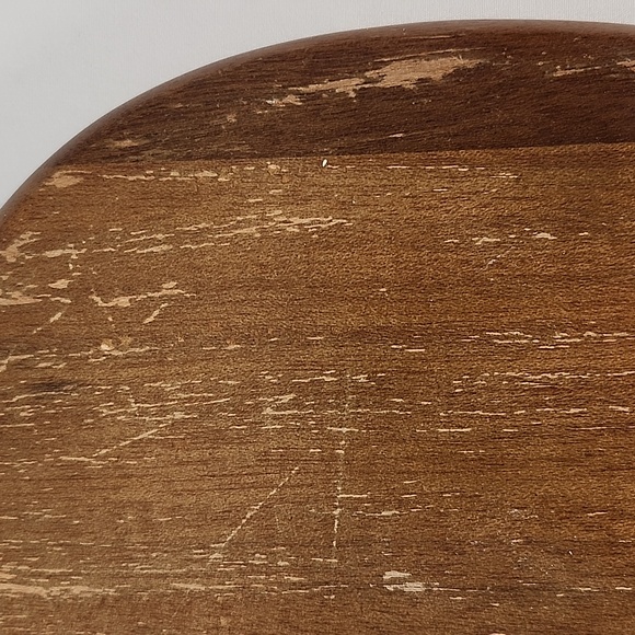 Vintage Mid Century Modern Wood Cheese Charcuterie Board - Retro ceramic tile - Picture 11 of 16